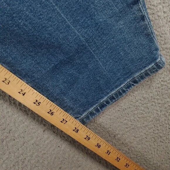 New Eloquii The Barrel Jean Womens 20 Blue Wash High Rise Stretch Comfort Denim - Picture 6 of 13